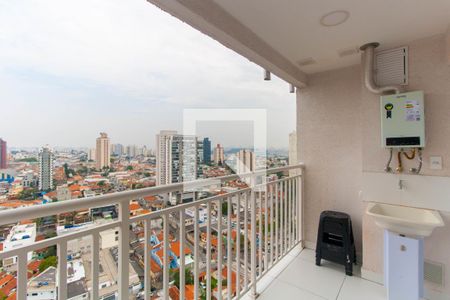 Varanda da Sala de apartamento para alugar com 2 quartos, 45m² em Vila Prudente, São Paulo