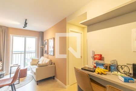 Sala de apartamento para alugar com 1 quarto, 37m² em Pinheiros, São Paulo