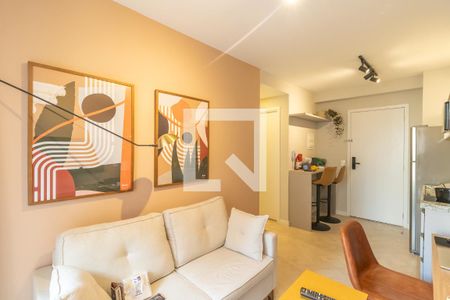 Sala de apartamento para alugar com 1 quarto, 37m² em Pinheiros, São Paulo