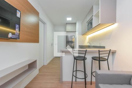 Sala de apartamento para alugar com 1 quarto, 28m² em República, São Paulo