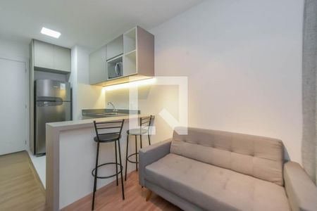 Sala de apartamento para alugar com 1 quarto, 28m² em República, São Paulo