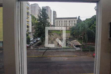 Vista da Sala de apartamento à venda com 1 quarto, 37m² em Centro Histórico, Porto Alegre