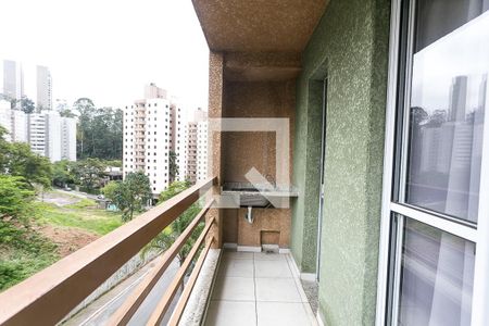 Varanda da sala / Serviço integrado de apartamento para alugar com 2 quartos, 56m² em Jardim Ampliacao, São Paulo