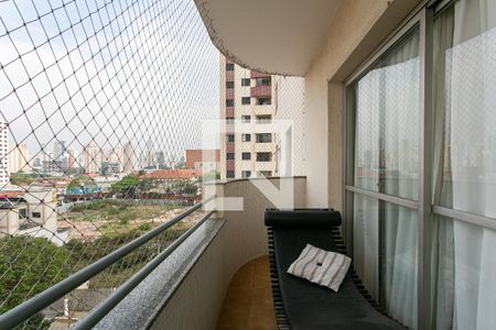 Varanda da Sala de apartamento à venda com 4 quartos, 105m² em Tatuapé, São Paulo