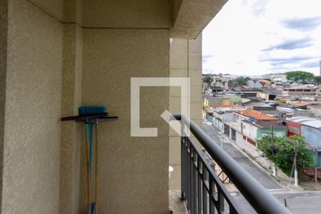 Varanda de kitnet/studio para alugar com 1 quarto, 37m² em Vila Tolstoi, São Paulo