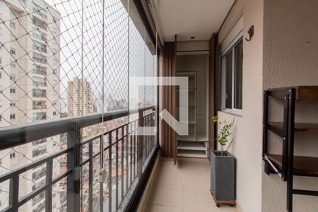 Varanda da Sala de apartamento para alugar com 3 quartos, 70m² em Jardim Parque Morumbi, São Paulo