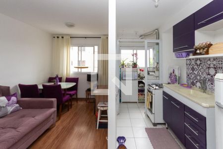 Sala e cozinha de apartamento à venda com 1 quarto, 36m² em Jardim Ibitirama, São Paulo