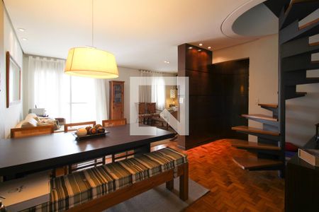 Sala de apartamento para alugar com 2 quartos, 154m² em Indianópolis, São Paulo
