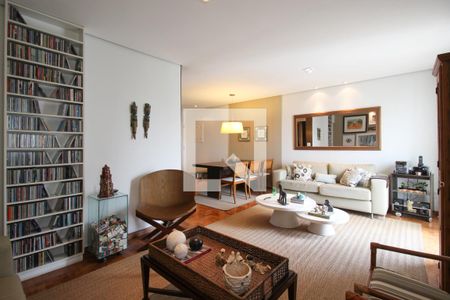 Sala de apartamento para alugar com 2 quartos, 154m² em Indianópolis, São Paulo