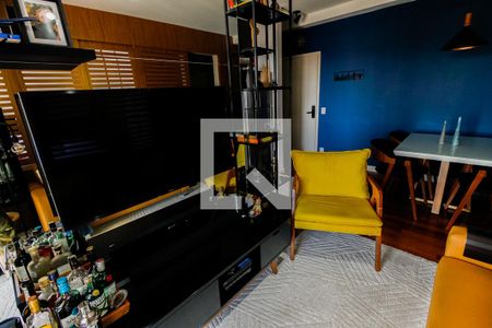 Sala  de apartamento à venda com 1 quarto, 47m² em Fazenda Morumbi, São Paulo