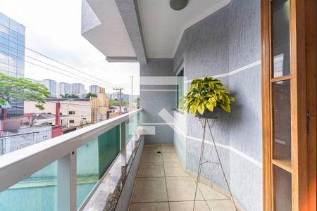 Varanda da Sala de casa à venda com 3 quartos, 250m² em Vila Dora, Santo André