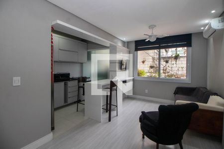Sala de apartamento para alugar com 1 quarto, 42m² em Independência, Porto Alegre