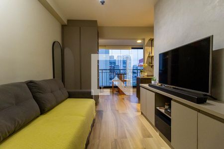 Sala de apartamento para alugar com 1 quarto, 34m² em Vila Mariana, São Paulo