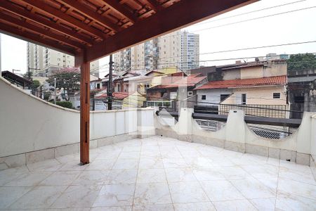 Varanda da Suíte de casa à venda com 4 quartos, 283m² em Campestre, Santo André