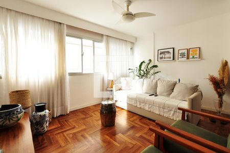 Sala de Estar de apartamento à venda com 3 quartos, 116m² em Cerqueira César, São Paulo