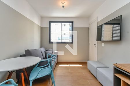 Sala de apartamento para alugar com 1 quarto, 26m² em Vila Buarque, São Paulo