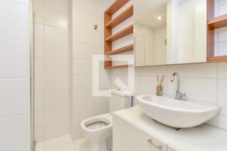 Banheiro de apartamento para alugar com 1 quarto, 26m² em Vila Buarque, São Paulo