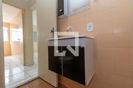 Detalhe do banheiro de kitnet/studio para alugar com 1 quarto, 37m² em Botafogo, Campinas