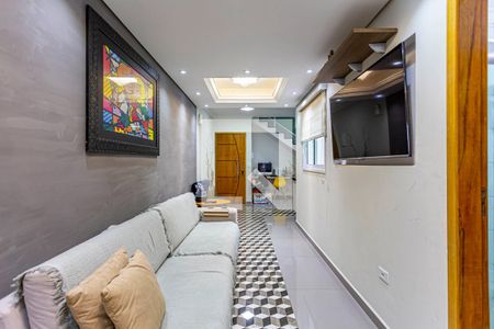 Sala de apartamento para alugar com 2 quartos, 110m² em Vila Pires, Santo André