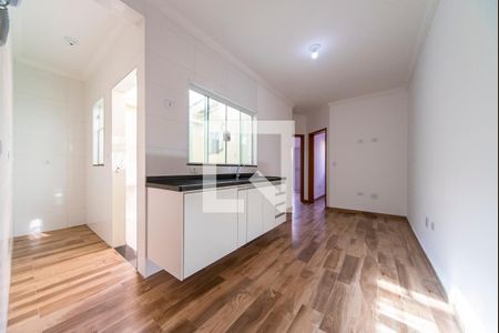 Sala de apartamento para alugar com 2 quartos, 38m² em Vila Scarpelli, Santo André