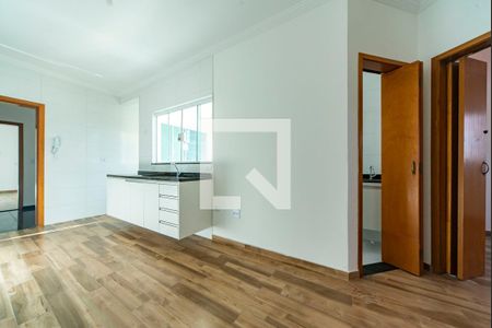 Sala de apartamento para alugar com 2 quartos, 76m² em Vila Scarpelli, Santo André