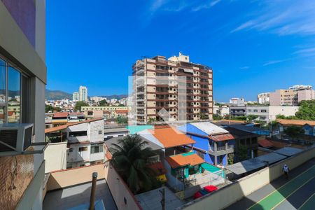 Varanda da Sala visya de apartamento para alugar com 2 quartos, 80m² em Cachambi, Rio de Janeiro