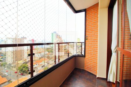 Varanda da Sala de apartamento para alugar com 3 quartos, 140m² em Parque das Nações, Santo André