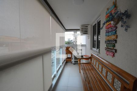 Varanda da sala de apartamento à venda com 3 quartos, 68m² em Vicente de Carvalho, Rio de Janeiro