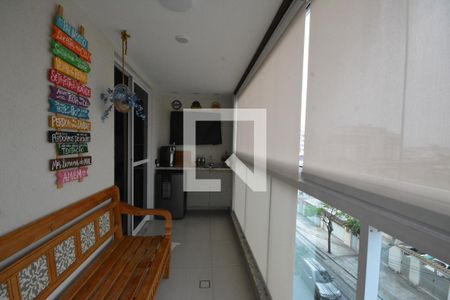 Varanda da sala de apartamento à venda com 3 quartos, 68m² em Vicente de Carvalho, Rio de Janeiro