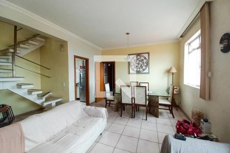 Sala  de apartamento à venda com 4 quartos, 140m² em Santa Amélia, Belo Horizonte