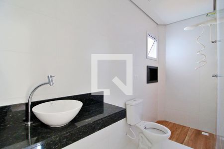 Banheiro da Suíte de apartamento à venda com 2 quartos, 128m² em Vila Alpina, Santo André