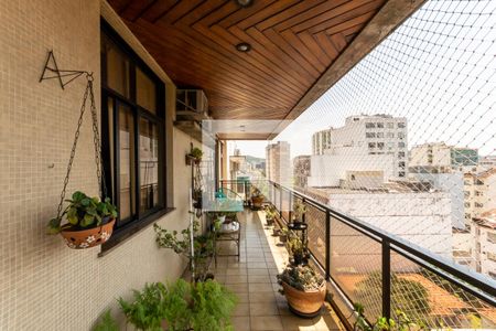 Varanda da Sala de apartamento à venda com 3 quartos, 200m² em Tijuca, Rio de Janeiro