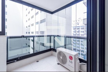 Varanda de apartamento à venda com 1 quarto, 38m² em Bela Vista, São Paulo