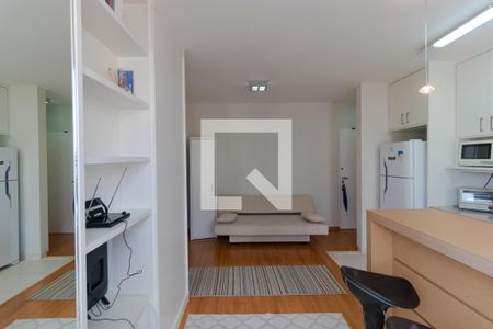 Salas de apartamento para alugar com 1 quarto, 45m² em Cambuí, Campinas