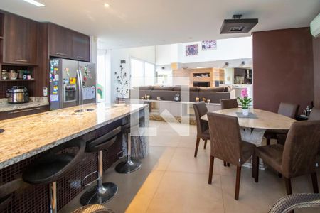 Sala de Jantar/Cozinha de casa de condomínio para alugar com 4 quartos, 309m² em Vila Nova, Porto Alegre