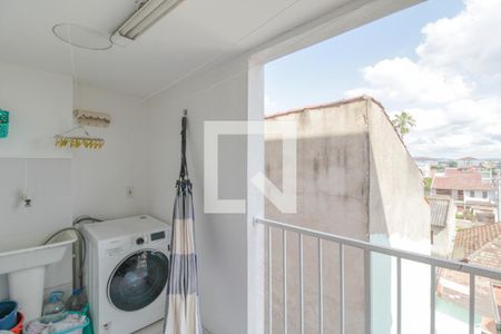 Sala/Cozinha- Varanda de apartamento à venda com 2 quartos, 48m² em Fátima, Canoas