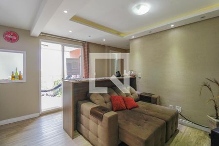 Sala/Cozinha de apartamento à venda com 2 quartos, 48m² em Fátima, Canoas