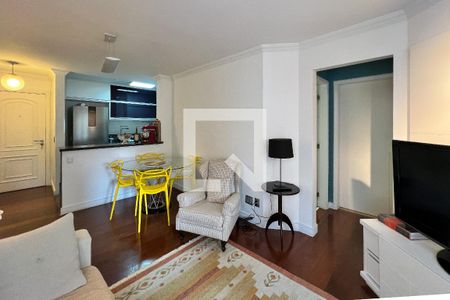 Sala de apartamento à venda com 2 quartos, 67m² em Moema, São Paulo