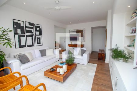 Sala de Estar de apartamento à venda com 3 quartos, 120m² em Urca, Rio de Janeiro