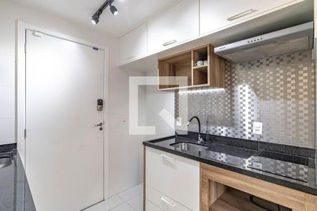 Studio - Cozinha de apartamento à venda com 1 quarto, 29m² em Liberdade, São Paulo