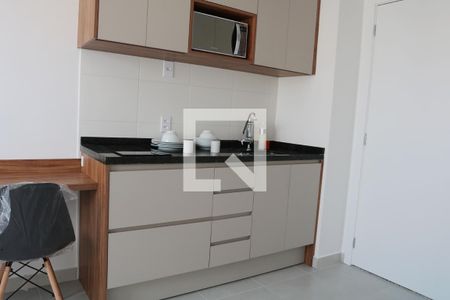 Sala/Cozinha de casa para alugar com 1 quarto, 24m² em Vila Clementino, São Paulo