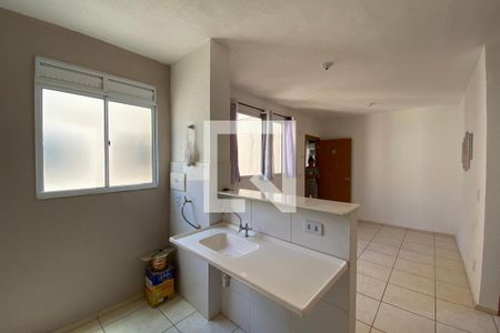 Cozinha de apartamento para alugar com 2 quartos, 42m² em Terra Vermelha, Ribeirão Preto