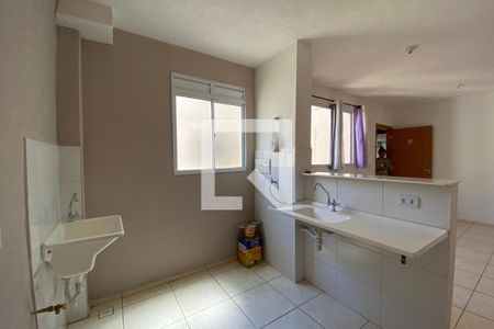 Cozinha/Área de Serviço de apartamento para alugar com 2 quartos, 42m² em Terra Vermelha, Ribeirão Preto