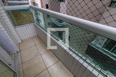 Detalhe da varanda de apartamento para alugar com 2 quartos, 59m² em Ocian, Praia Grande