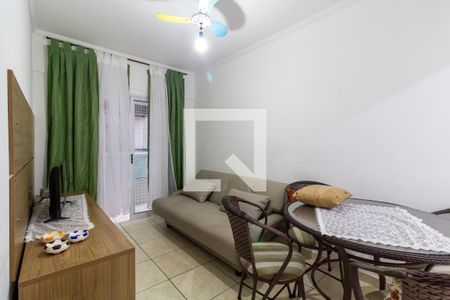 Sala de apartamento para alugar com 2 quartos, 59m² em Ocian, Praia Grande