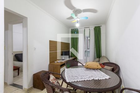 Sala de apartamento para alugar com 2 quartos, 59m² em Ocian, Praia Grande