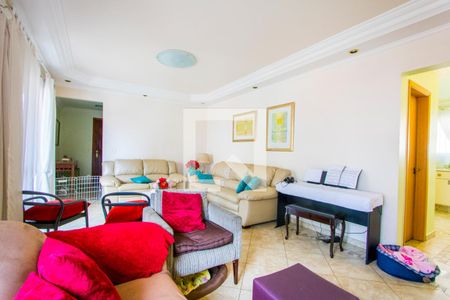 Sala de estar de apartamento à venda com 5 quartos, 163m² em Vila Bastos, Santo André