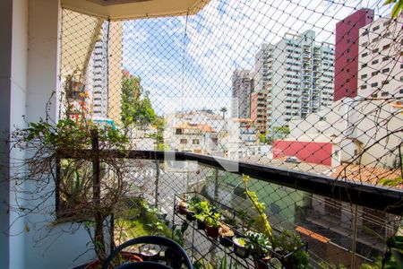 Varanda da sala de apartamento à venda com 5 quartos, 163m² em Vila Bastos, Santo André