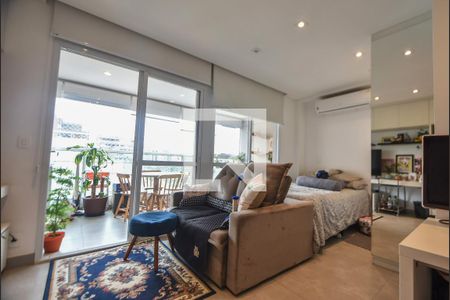 Sala de apartamento para alugar com 1 quarto, 33m² em Brooklin Paulista, São Paulo