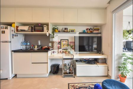 Sala de apartamento para alugar com 1 quarto, 33m² em Brooklin Paulista, São Paulo